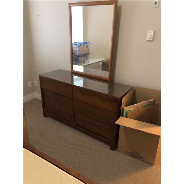 Dresser and mirror