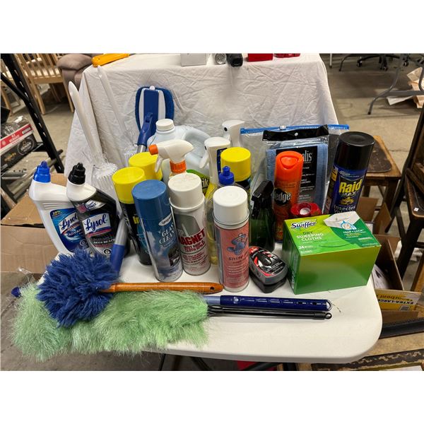 Assorted cleaners