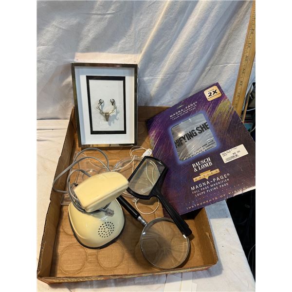 Magnifiers and other items
