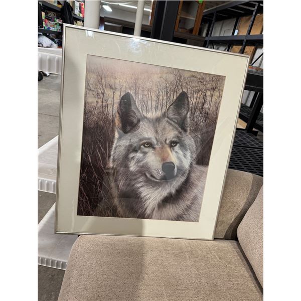 Wolf wall hanging