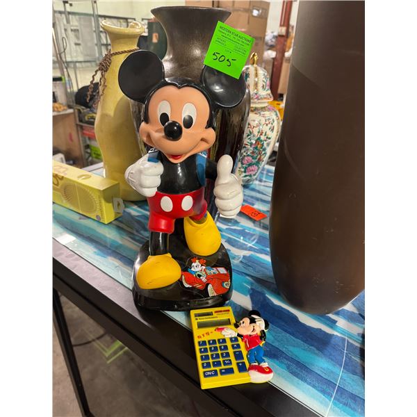 Tyco Mickey and calculator