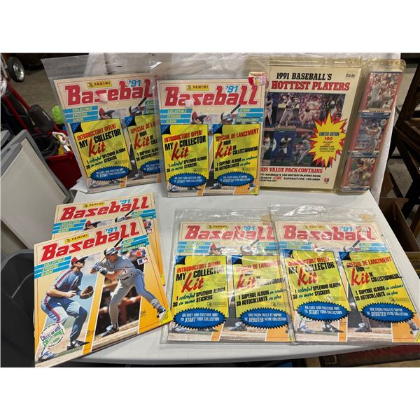 Baseball sticker books etc