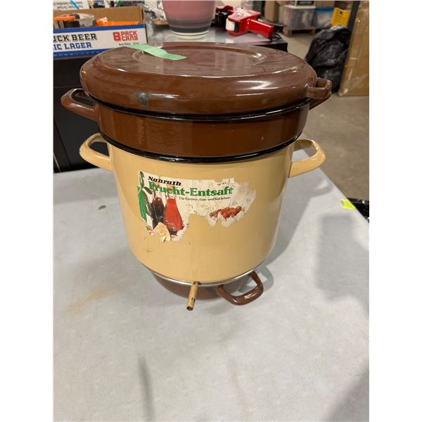 Double boiler juicer?