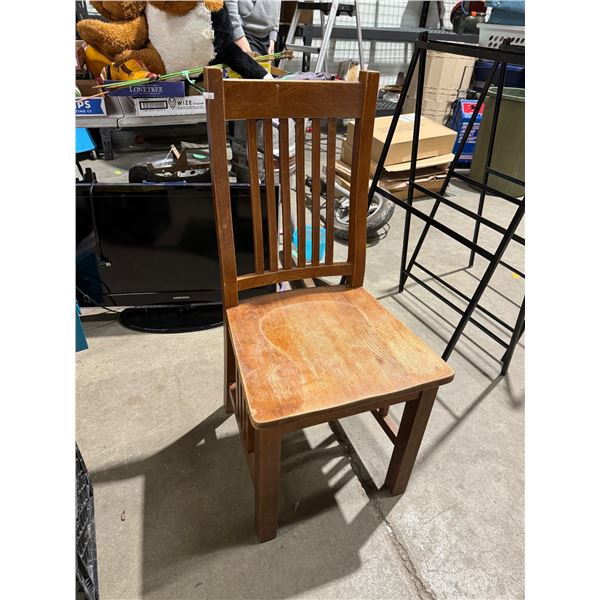 Wood chair