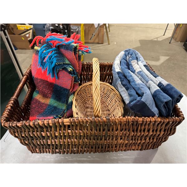 Baskets and blankets
