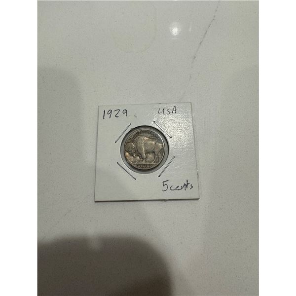 1929 USA 5 cents