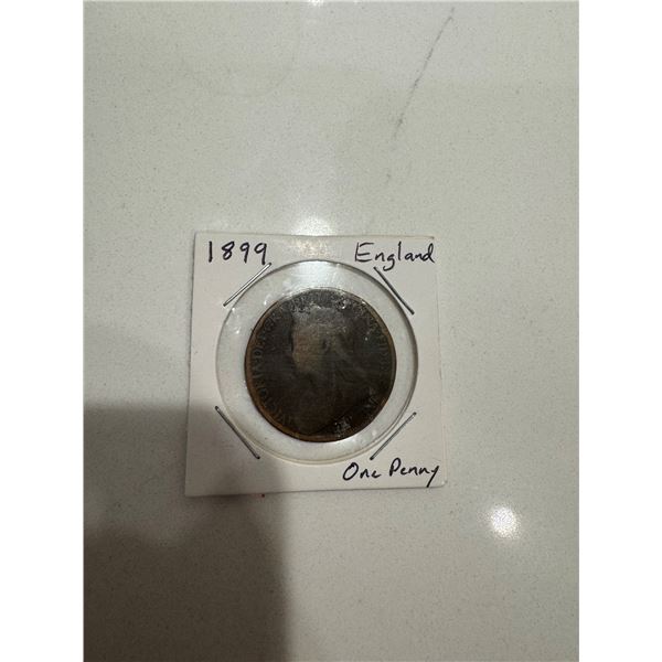 1899 England one penny