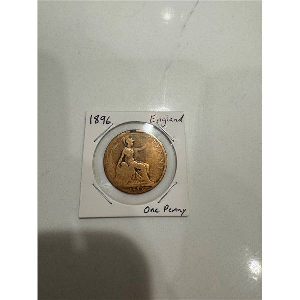1898 England one penny