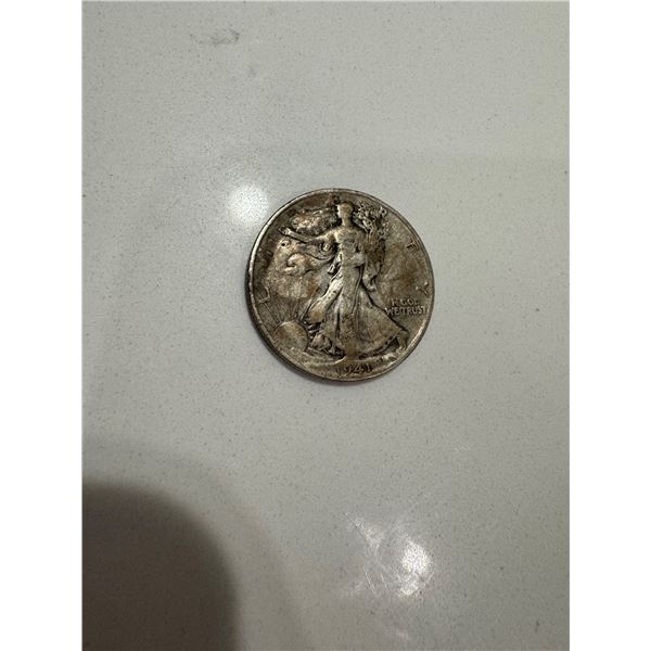 1941 silver USA half dollar