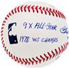 Image 2 : GOOSE GOSSAGE SIGNED AND MULTI INSCRIBED RAWLINGS BASEBALL (BECKETT COA)