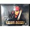 Image 1 : JOHNNY DEPP SIGNED PIRATES OF THE CARIBBEAN 8 X 10 (PRO CERT COA)