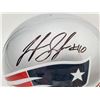 Image 2 : JEFF GORDON SIGNED NEW ENGLAND PATRIOTS FULL SIZE HELMET (BECKETT COA)