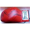 Image 1 : BOXING GREATS MULTI SIGNED GLOVE (LEONARD,HOLMES,HEARNS, DURAN) PSA COA