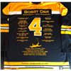 Image 1 : BOBBY ORR SIGNED BOSTON BRUINS CAREER STAT JERSEY (GNR COA)