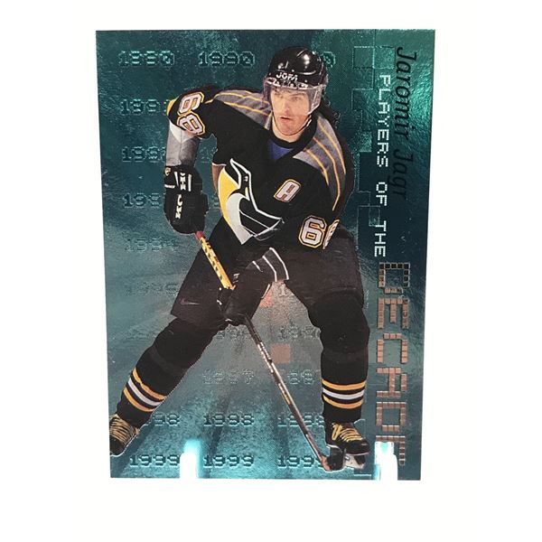 1999 IN THE GAME NO.D-5 JAROMIR JAGR PLAYERS OF THE DECADE 0162/1000