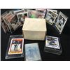 Image 1 : NHL SPORTS CARD LOT WITH CARD STANDS