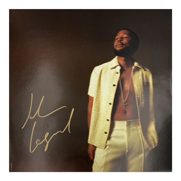 JOHN LEGEND SIGNED VINYL RECORD (FROZEN POND COA)