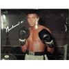 Image 1 : MUHHAMAD ALI SIGNED 8X10 VS COA