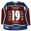 Image 1 : JOE SAKIC SIGNED COLORADO AVALANCHE CAREER STAT JERSEY (AUTOGRAPH AUTHENTIC COA)