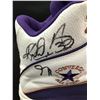 Image 2 : KARL THE MAILMAN MALONE SIGNED CONVERSE BASKETBALL SHOE WITH COA