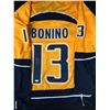 Image 1 : NICK BONINO SIGNED NASHVILLE PREDATORS HOCKEY JERSEY (5 STAR COA)