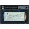 Image 1 : WILLIE MCOVER SIGNED BANK CHECK BECKETT ENCAPSULATED