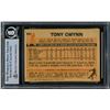 Image 2 : 1983 TOPPS TONY GWYNN SIGNED ROOKIE CARD (BECKETT COA)