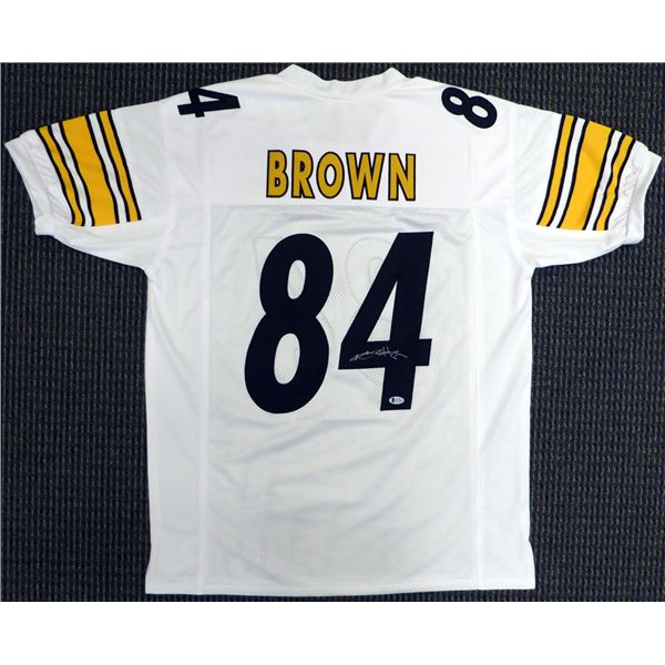 ANTONIO BROWN SIGNED PITTSBURGH STEELERS JERSEY (BECKETT COA)