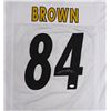 Image 2 : ANTONIO BROWN SIGNED PITTSBURGH STEELERS JERSEY (BECKETT COA)