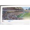 Image 2 : RUSSELL WILSON SIGNED SEATTLE SEAHAWKS PANORAMIC PORTRAIT (WILSON COA)