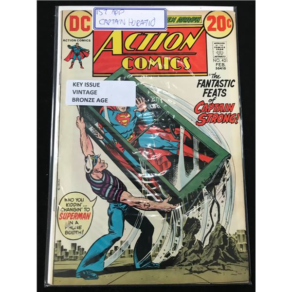 DC COMICS NO.421 ACTION COMICS (VINTAGE BRONZE AGE)