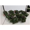 Image 3 : LOT DE 6 BOUGEOIRS DÉCORATIFS DE NOËL