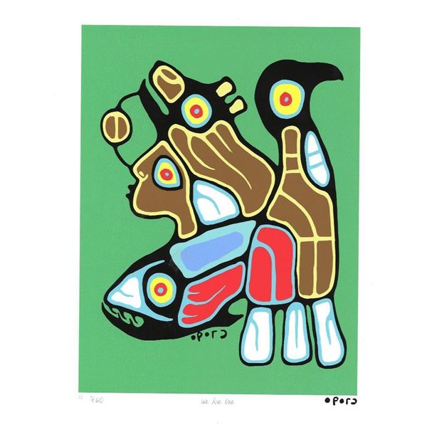 Christian Morrisseau (1969 - 2022) - All of The Colours Collection - "We Are One", Limited Edition G