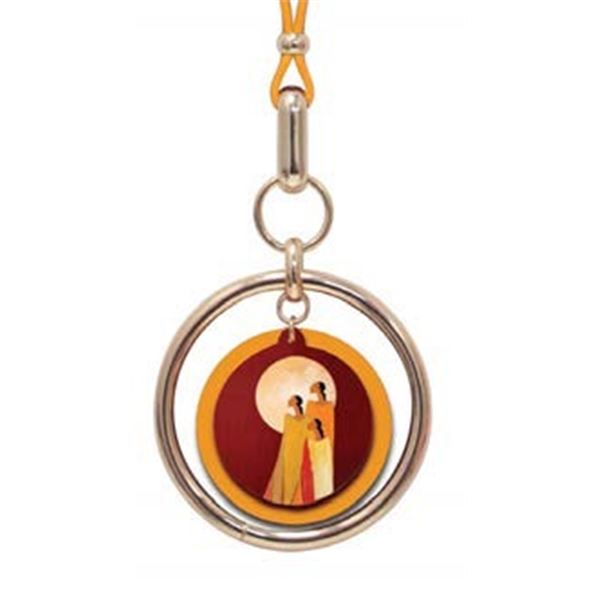 Maxine Noel Vegan Leather Two Way Necklace "Hope"       1