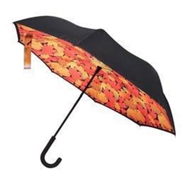Fall Leaves - Double Layer Up Umbrella - MSR: $68.001