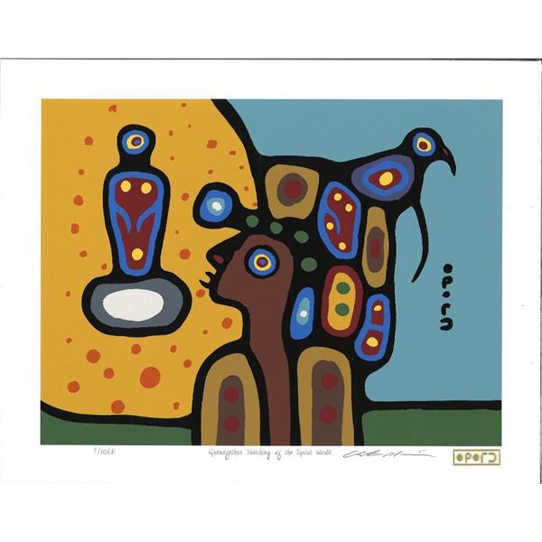 Christian Morrisseau (1969-) - All of The Colours Collection - "Grandfather Teaching Of The Spirit W