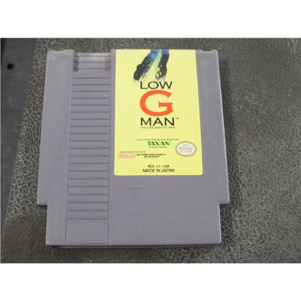 Low G Man Nintendo Game Cartridge