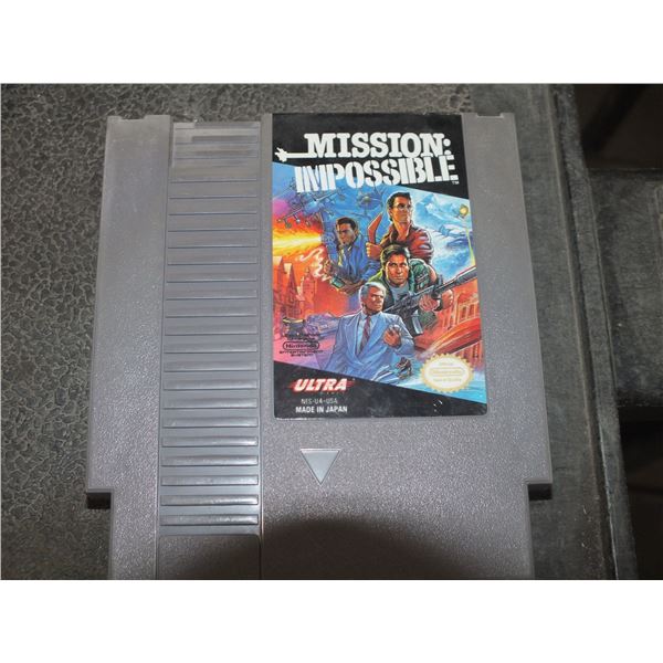 Mission Impossible Nintendo Game Cartridge