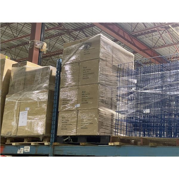 PALLET OF ASSORTED METAL PLATE TRANSPORT RACKS