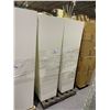 Image 1 : PALLET OF LARGE WHITE DECORATIVE VASES