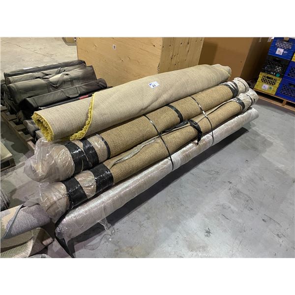 PALLET OF ASSORTED EVENT DISPLAY RUGS