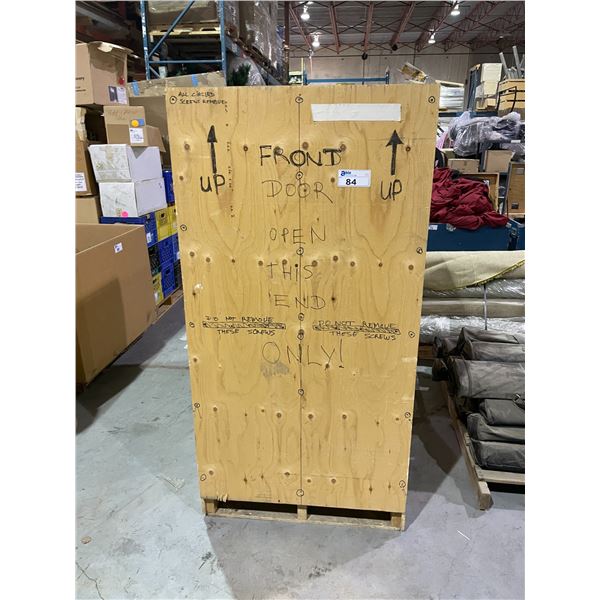 CRATE OF LARGE EVENT MIRRORS