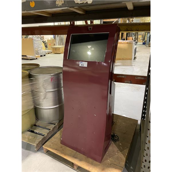 2 5 FOOT RED EVENT KIOSK