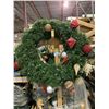 Image 2 : MOBILE CART OF 10' GOLD POLE ILLUMINATED CHRISTMAS SWAG GARLAND DISPLAYS *MOBILE CART INCLUDED*