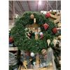 Image 2 : MOBILE CART OF 10' GOLD POLE ILLUMINATED CHRISTMAS SWAG GARLAND DISPLAYS *MOBILE CART INCLUDED*