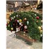 Image 1 : 3 LARGE 2 PCS ILLUMINATED CHRISTMAS WREATH DISPLAYS *MOBILE CART NOT INCLUDED*