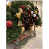 Image 3 : 3 LARGE 2 PCS ILLUMINATED CHRISTMAS WREATH DISPLAYS *MOBILE CART NOT INCLUDED*