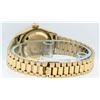 Image 7 : Rolex Ladies Quickset 18K Yellow Gold Champagne Index Datejust President Wristwa