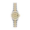 Image 2 : Rolex Ladies Quickset 2T 18K & Steel Champagne Index Dial Diamond Pyramid Bezel