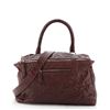 Image 1 : Givenchy Pandora Distressed Shoulder Bag in Burgundy